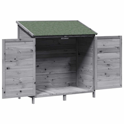 Shed ogrodowy Szary 106,5 x 56 x 113,5 cm Drewno Świerkowe