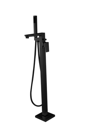 Bateria wannowa wolnostojąca Paros czarna  Invena