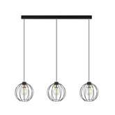 Lampa wisząca GINO 3 BLACK/GOLD