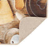 vidaXL Dywanik kuchenny, kolorowy, 60x180 cm, antypoślizgowy model standard