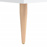 vidaXL Szafka pod TV, biała, 150x36x30 cm, materiał drewnopochodny