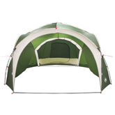 Namiot boczny zielony 410 x 410 x 250 cm Poliester i Stal