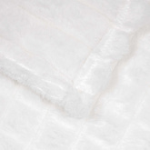 Koc Biały 150 x 130 cm Polar