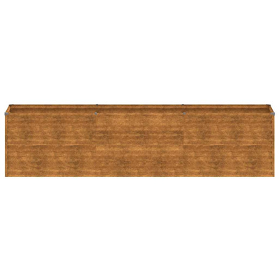 Podwyższona grządka ogrodowa 291x50x69 cm, stal Corten