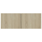 vidaXL Szafka pod TV, dąb sonoma, 80x30x30 cm, materiał drewnopochodny