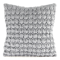 Poszewka Velvet srebrna 45x45