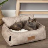 Scruffs & Tramps Legowisko dla psa Kensington, M, 60x50 cm, kremowe