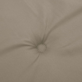 Poduszki na krzesła ogrodowe, 6 szt., taupe, 120x50x3 cm