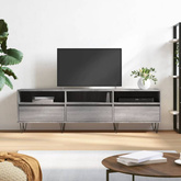 vidaXL Szafka pod TV, szary dąb sonoma, 150x30x44,5 cm w kolorze cm
