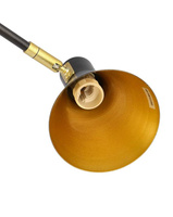 Lampa sufitowa czarno-złota mat regulowana 3x40W Less 33-70975