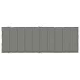 vidaXL Poduszka na leżak, jasnoszary melanż, 186x58x3 cm