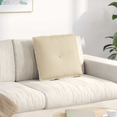 Poduszka na plecy Kremowy 50 x 19 x 45 cm tkanina