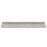 vidaXL Półki ścienne, 2 szt., szarość betonu, 40x9x3 cm