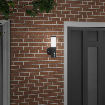 Zewnętrzna lampa ścienna Czarny 15 x 7,5 x 33 cm