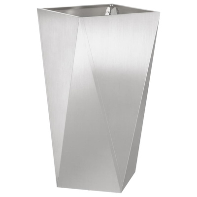 Donica 2 pcs Srebrny 40 x 40 x 75 cm Stal nierdzewna