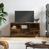 vidaXL Szafka pod TV, przydymiony dąb, 102x36x50 cm