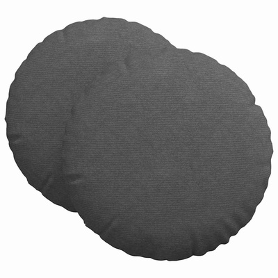 Poduszki na siedziska 2 pcs Ciemnoszary ?60 x 21 cm