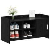 Szafka na buty z przechowywaniem Czarny dąb 100 x 39,5 x 51 cm