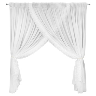 Firana Luisa biała 400x250