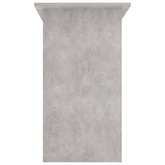 vidaXL Biurko, betonowa szarość, 80x45x74 cm, materiał drewnopochodny
