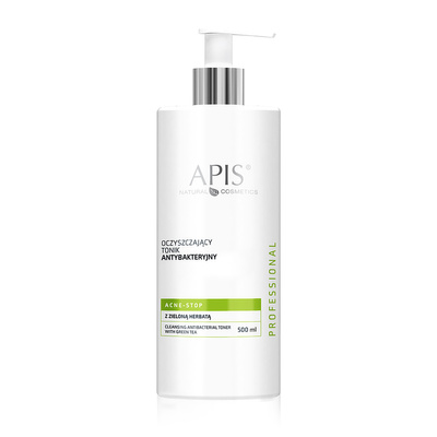 Apis acne-stop oczyszczający tonik antybakt. z zieloną herbatą 500 ml 105373