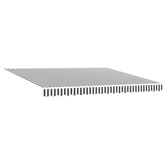 Zwijana markiza, antracytowo-biała, 4x3 m, tkanina i aluminium