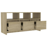 Szafka pod TV, dąb sonoma, 102x37,5x52,5 cm vidaXL
