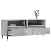 vidaXL Szafka pod TV, szarość betonu, 100x34,5x44,5 cm