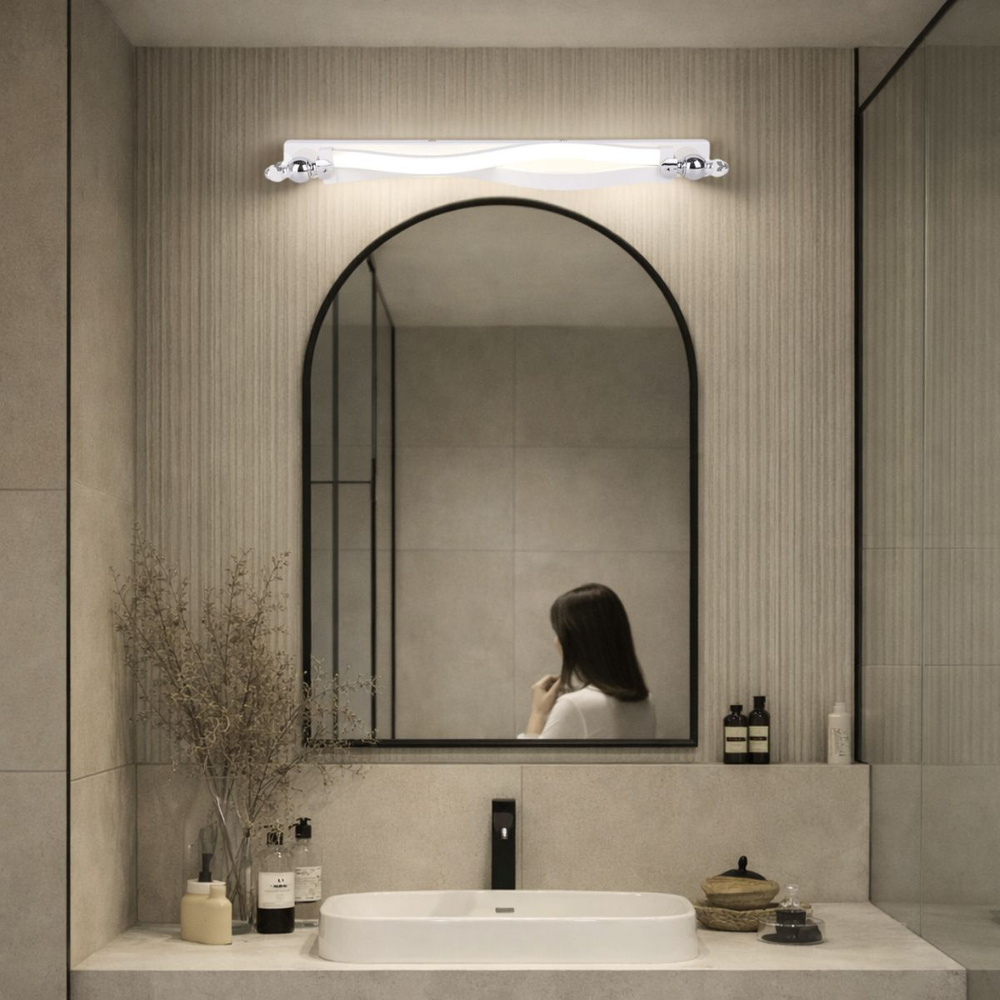 Kinkiet łazienkowy biały regulowany LED 12W 4000K Esse Candellux 22-73389