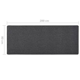 vidaXL Dywanik, antracytowy, 80x200 cm