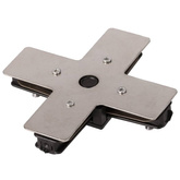 Łącznik X do szyny SEVA X Connector Black, czarny EDO777422 EDO Solutions