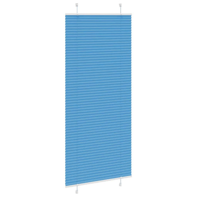 Roleta plisowana niebieska 85x200 cm Szerokość tkaniny 84,4 cm