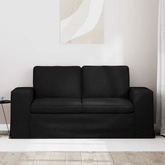 Sofa Czarny 162 x 80 x 82 cm tkanina