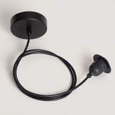 Lampa Wisząca Boho z Włókna Naturalnego Zewnętrzna Abruzzo Paola 50cm E27