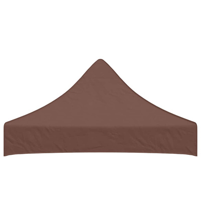 Dach do namiotu imprezowego, 2 x 2 m, brązowy, 270 g/m?