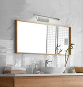 Lampa ścienna kinkiet 7W LED rurka trójkątna z wyłącznikiem chrom FORTE 20-27030