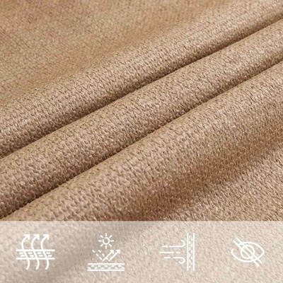 Żagiel przeciwsłoneczny, 160 g/m?, taupe, 5x7 m, HDPE
