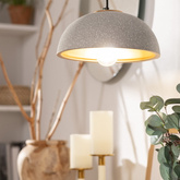 Lampa Wisząca Ceramiczna Kopuła 30cm E27 Abruzzo Ciri