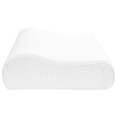 Poduszka do spania Biały 80 x 40 x 12,5 cm Pianka z pamięcią