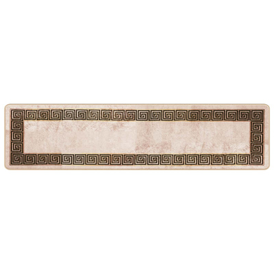 Chodnik dywanowy MARSA Czarny 50 x 200 cm Poliester i PVC
