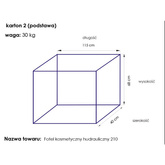 Fotel kosmetyczny hyd. A 210 biały 100717
