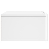 vidaXL Wiszące szafki nocne, 2 szt., białe, 35x35x20 cm model standard