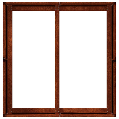 Doniczka Rusty 80x80x40 cm Stal nierdzewna