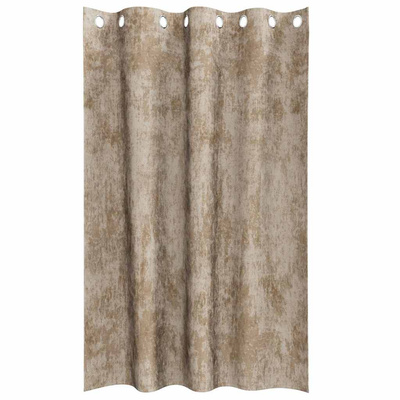 Zasłony z weluru 2 pcs szampański 175 x 140 cm Aksamit