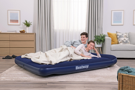 Dmuchany Materac Z Pompką 203 x 152 x 28 cm Bestway 67226