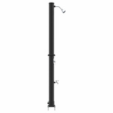 Prysznic słoneczny na świeżym powietrzu Czarny 217 cm