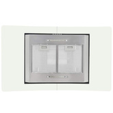 Okap kuchenny LED, wyspowy, stal nierdzewna, 90 cm, 756 m?/h
