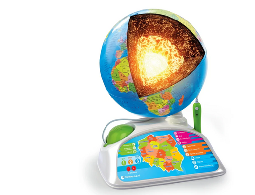 Interaktywny Edukacyjny Globus Eduglobus Uczę się Bawiąc Język Polski Clementoni 50847