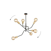 Lampa sufitowa BOLT 6 BLACK GOLD