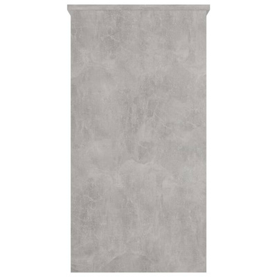 vidaXL Biurko, szarość betonu, 80x40x75 cm, materiał drewnopochodny